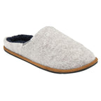 Mens Plush Lined Mule Slippers With Memory Foam