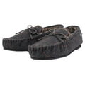 Mens Moccasin Slippers with Memory Foam