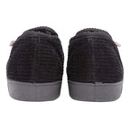 Mens Tartan Lined Slippers With Memory Foam