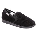 Mens Tartan Lined Slippers With Memory Foam