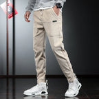 Men’s Corduroy Cargo Pants – Casual Retro Trousers