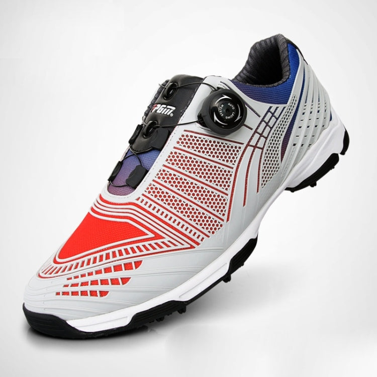 PGM Golf Knob Buckle Lace Sneakers Outdoor Sport Non-slip Shoes for Men, 39, 40, 41, 42, 43, 44