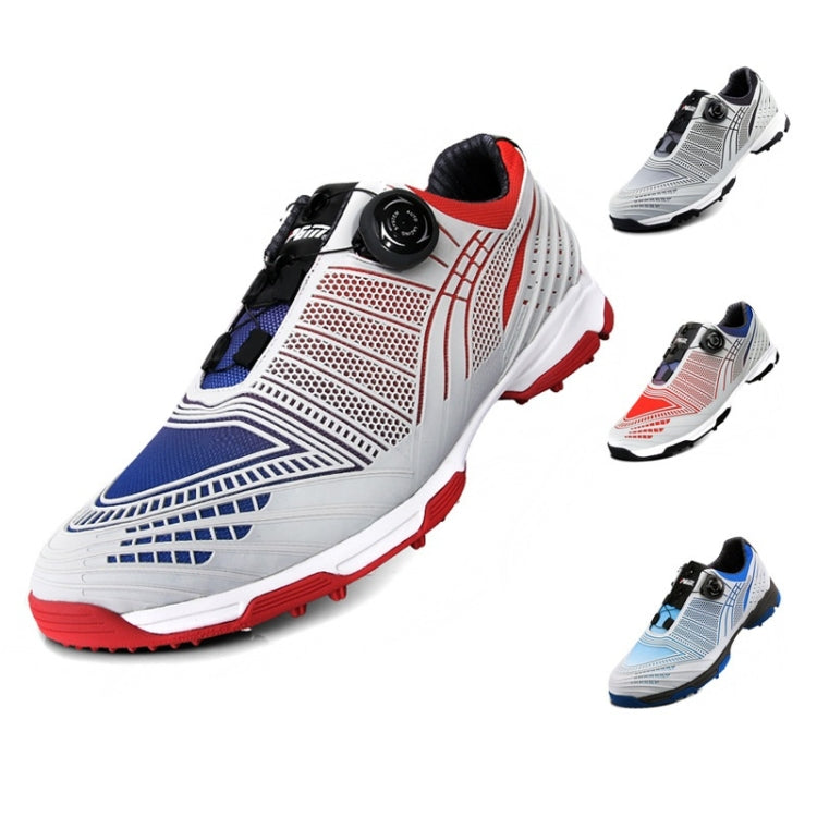 PGM Golf Knob Buckle Lace Sneakers Outdoor Sport Non-slip Shoes for Men, 39, 40, 41, 42, 43, 44