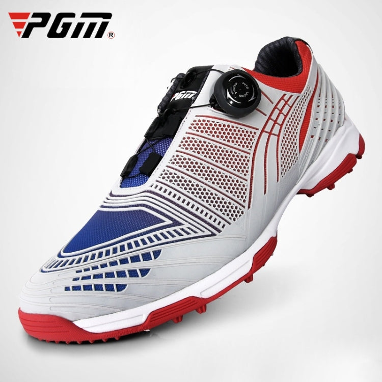 PGM Golf Knob Buckle Lace Sneakers Outdoor Sport Non-slip Shoes for Men, 45