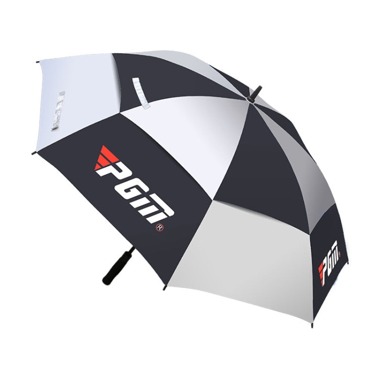 PGM Golf Fiberglass Straight Anti-typhoon Umbrella(Color:Black Size:Auto)