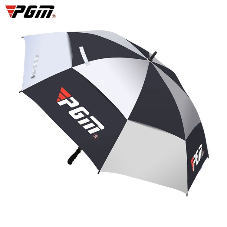 PGM Golf Fiberglass Straight Anti-typhoon Umbrella(Color:Black Size:Manual)