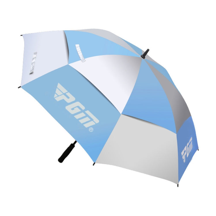 PGM Golf Fiberglass Straight Anti-typhoon Umbrella(Color:Blue Size:Auto)