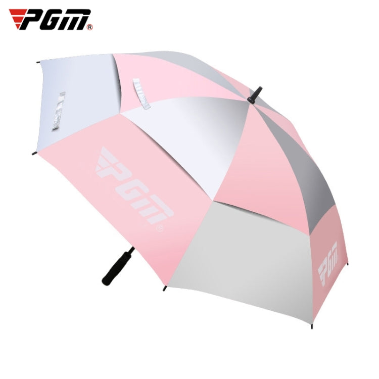 PGM Golf Fiberglass Straight Anti-typhoon Umbrella(Color:Pink Size:Auto)
