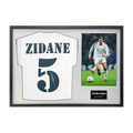 Zinedine Zidane Signed Real Madrid Shirt Classic Frame