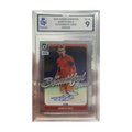 2024/25 Panini Donruss Gareth Bale Signed Panini Card