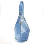 Fashion Denim Canvas One Shoulder Messenger Handbag