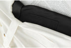 Women's Over-the-Knee Mid-Length Trench Coat with Silk Waist Belt - Elegant Winter Coat