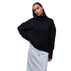 Women's Turtleneck Sweater - Soft Long Sleeve Pullover for Winter | Premium Knit Top