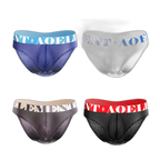 4 Pack Men's Cool Down U Convex Pouch Briefs