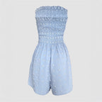 Fashion Solid Color Off-shoulder Women's Jumpsuit
