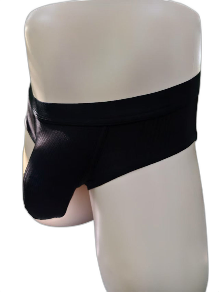 3 Pack Men's Seamless Comfort Large Supportive Pouch Sexy Low-Rise Briefs