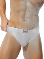 2 Pack Men's Premium Comfortable Fabric Low-Rise U-Shaped Button Fly Briefs