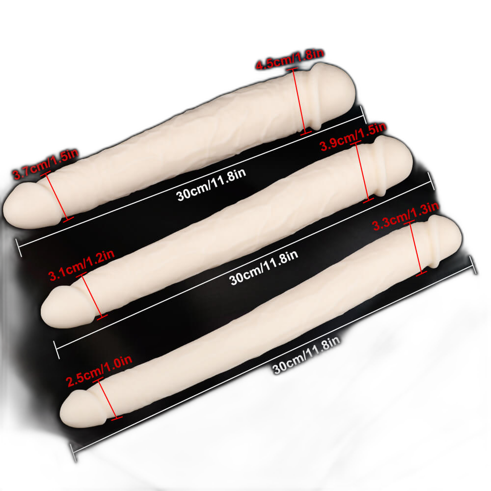 Venus - 11.8 Inch Double Ended Dildo - Lesbian Dildo - Silicone Dildo