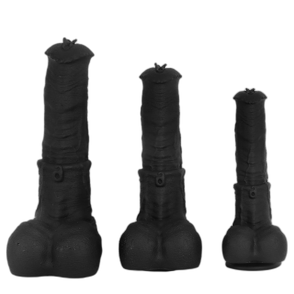 ruff GEAR Silicone Dark Horse Realistic Dildo 13.2 Inch
