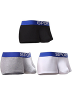 3 Pack Mens Sculpt Bulge Shape Support Pouch Underwear