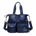 Large Capacity Multi-pocket Shoulder Bag For Women Nylon Waterproof Handbags Female Casual Commuting Messenger Crossbody Bags