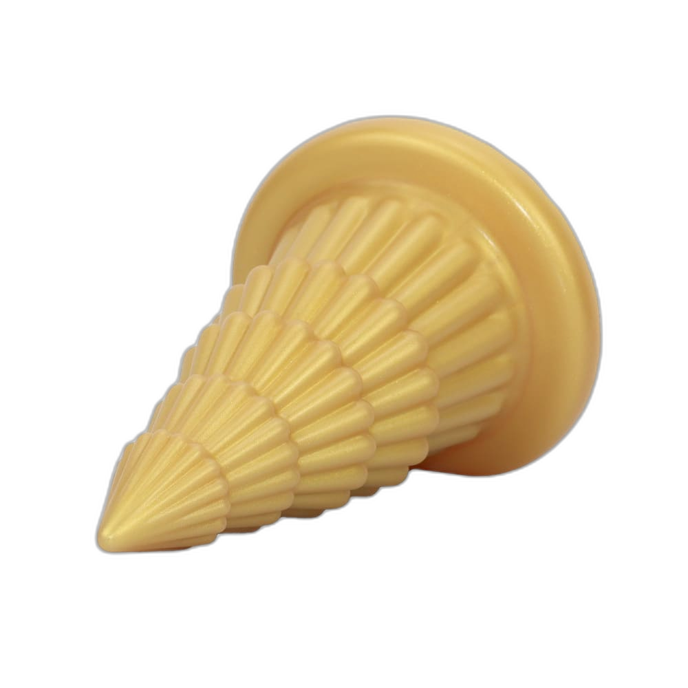 Golden Whirl - Silicone Anal Plug - Anal Sex Toy
