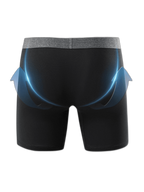 3 Pack Men's Plus-Size Anti-Chafing Performance Boxer Briefs