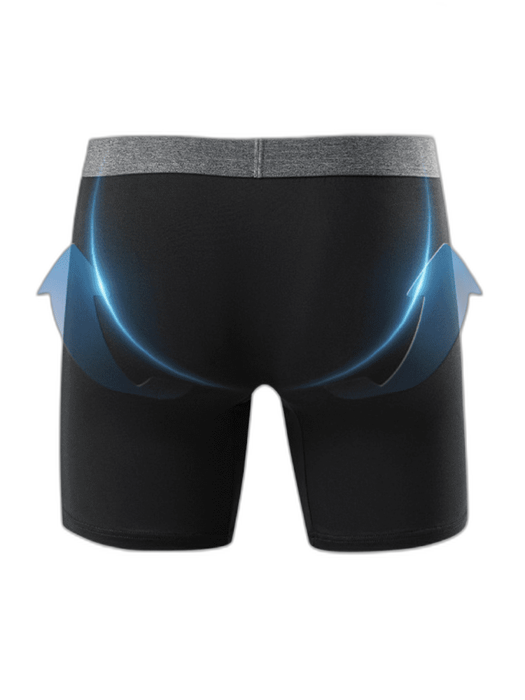 3 Pack Men's Plus-Size Anti-Chafing Performance Boxer Briefs