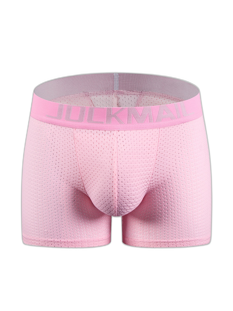 Sponge Cushion Mesh Buttock Boxer Briefs
