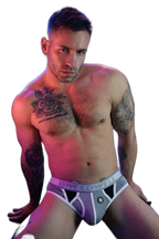 Breedwell Retro Remix Briefs Heather Grey