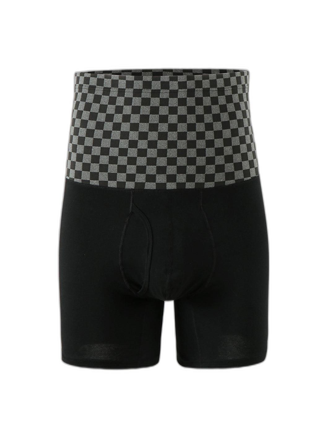 Men's Tummy Control Boxer Briefs With Functional Fly