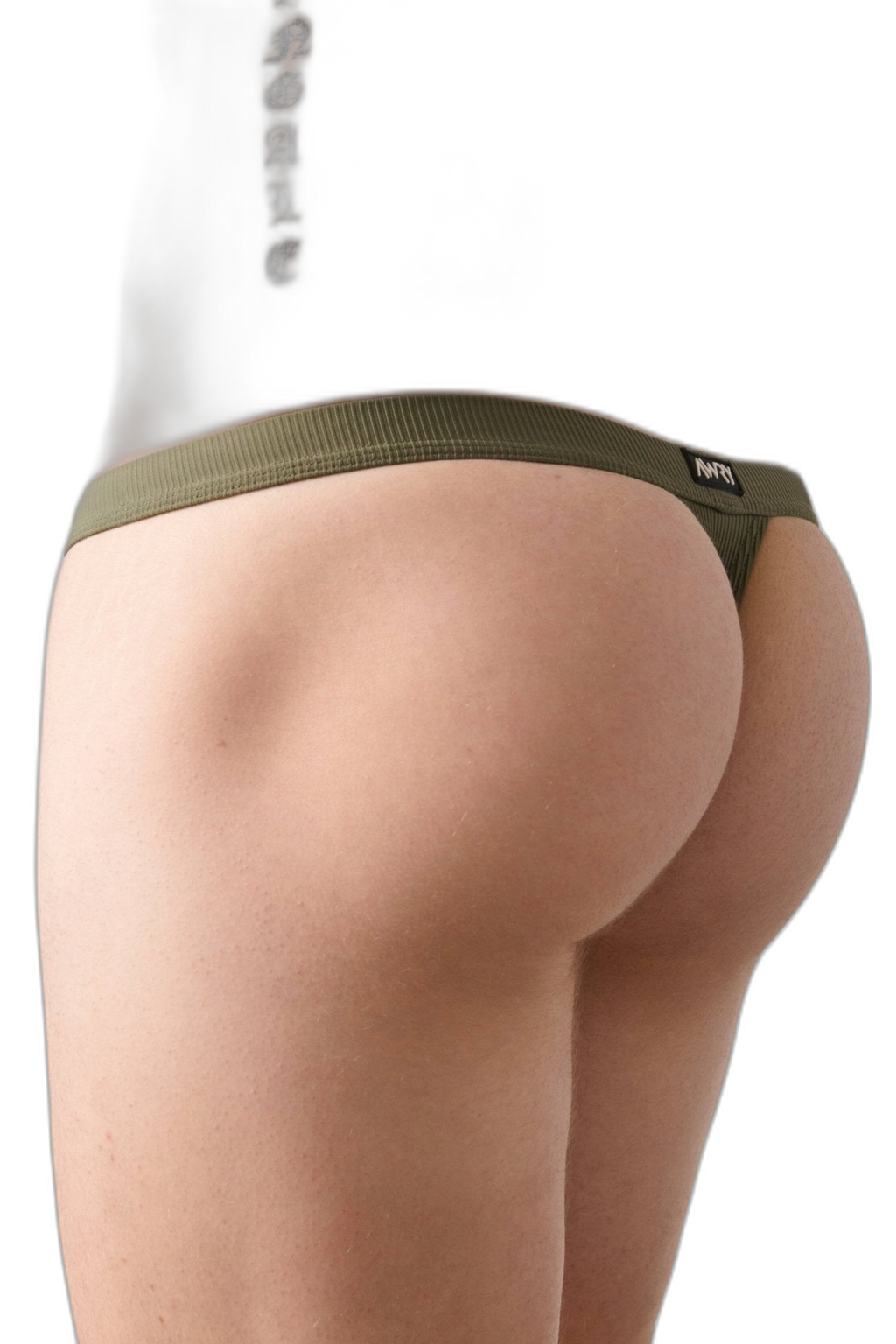 SURGE Swim Thong - Army Green