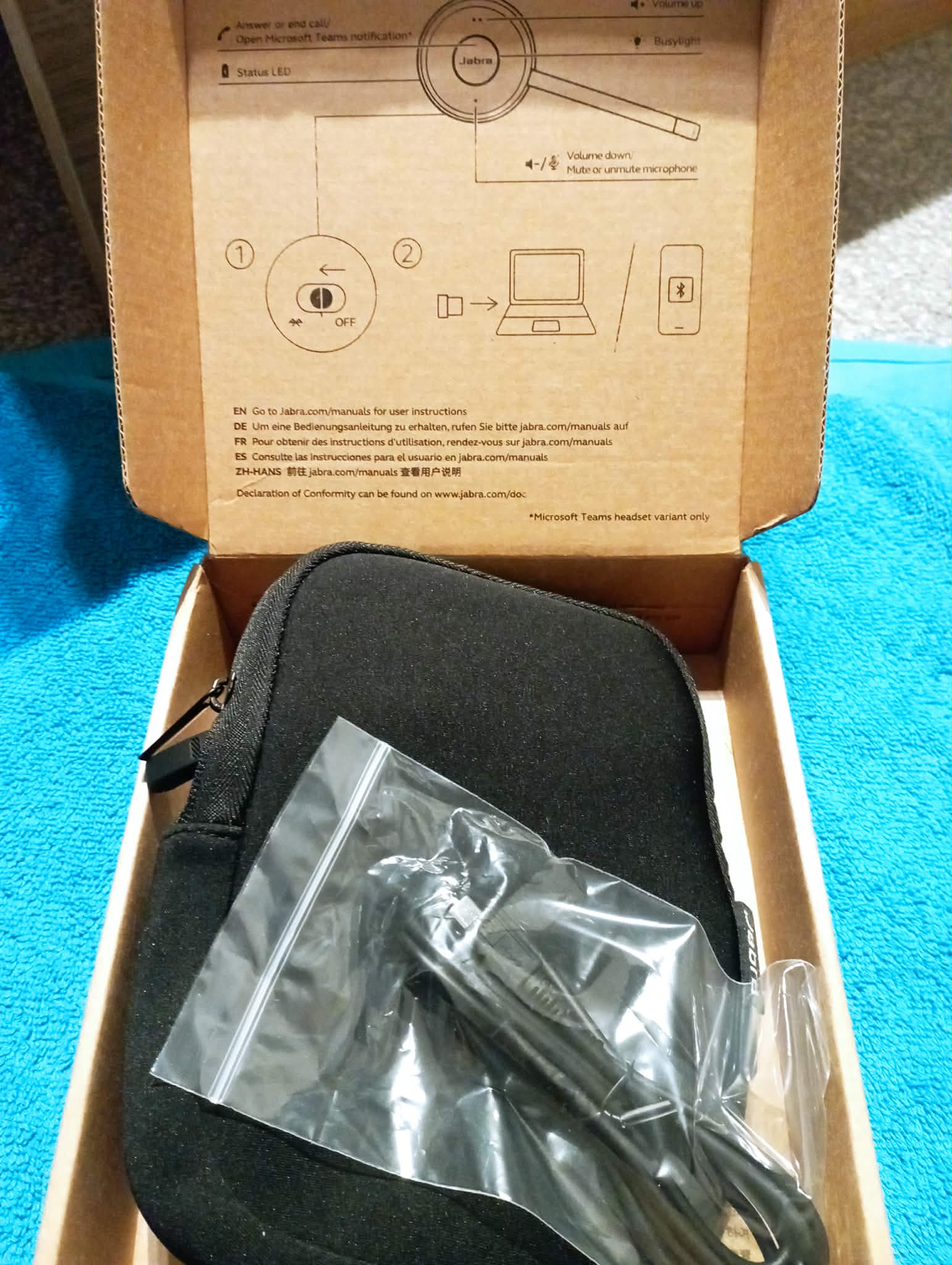 JABRA EVOLVE 65 PROFESSIONAL WIRELESS HEADSET - NEW (Original price £100+) NOW ONLY £44.99 - WOW WHAT A BARGAIN