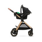 Kinderkraft Esme 3-in-1 Travel System with Mink Pro Car Seat - Pure Black