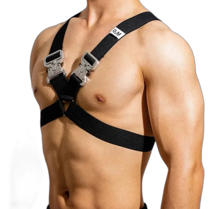 Metal Buckle Chest Strap Harness
