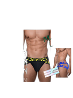 2 Pack Men's Breathable Personalized Low-Rise High-Elastic Briefs