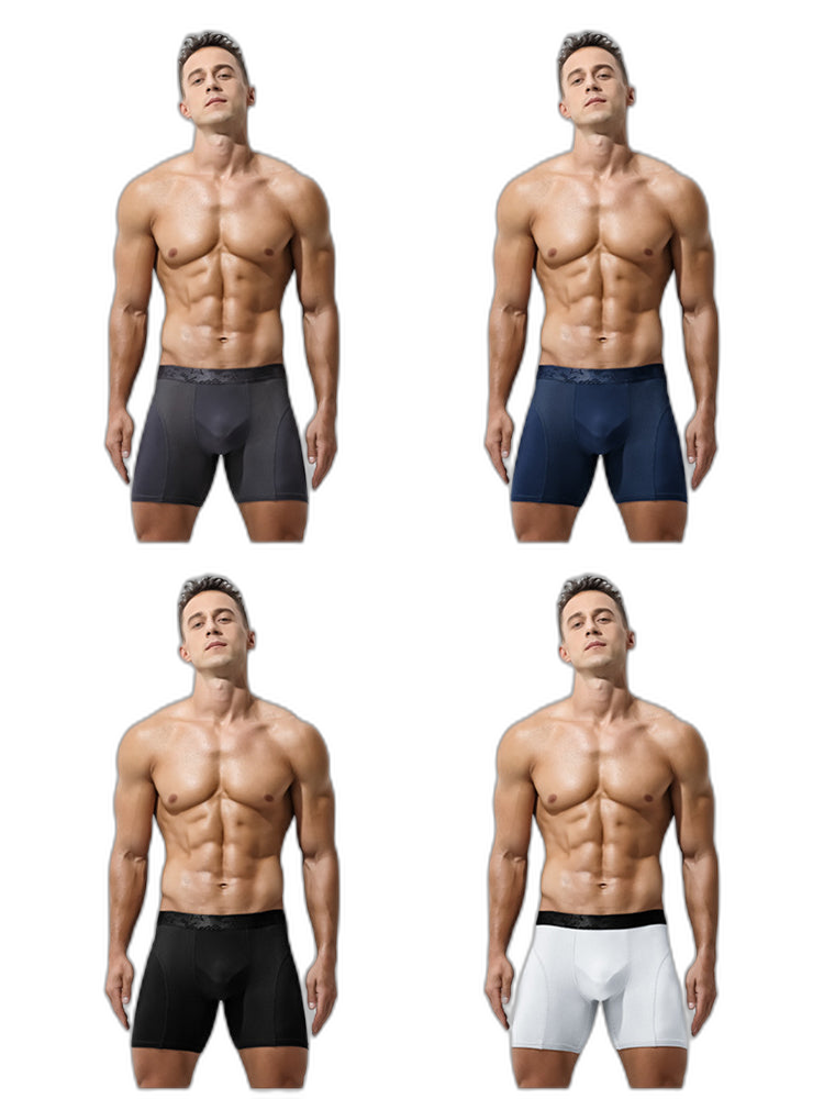 3 Pack Breathable Antibacterial Mesh Boxers Briefs