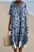 Women's Comfortable Loose Printed Long Dress