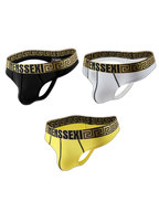 3 Pack Men's Sexy Soft Breathable Seamless Thong