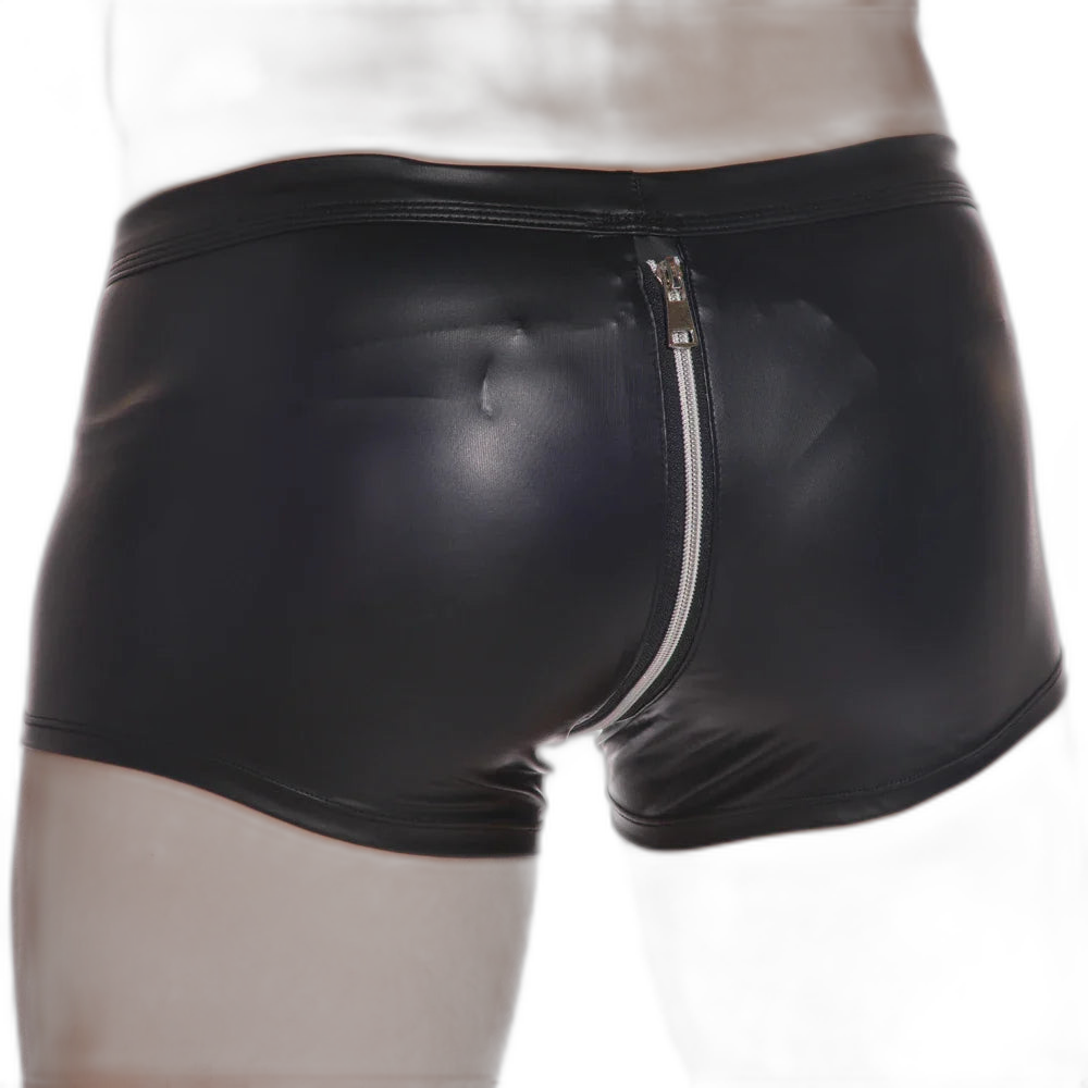 Latex Zip Fetish Boxers