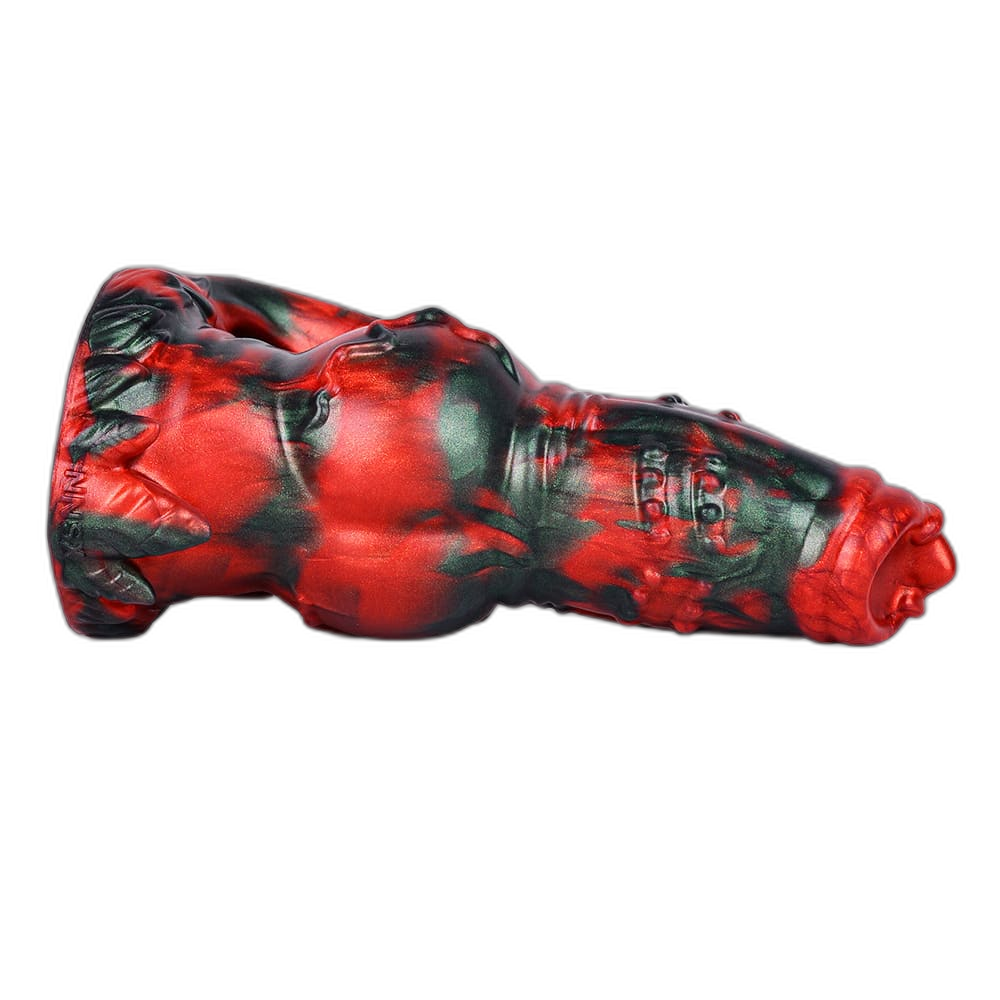 BlazeKnot - 7.7 Inch Silicone Fantasy Dildo – Dog Knot Dildo