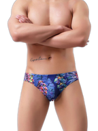 3 Pack Men's Printing U Convex Pouch Pouch Briefs