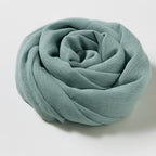 Artistic Sunscreen Solid Color Cotton And Linen Scarf