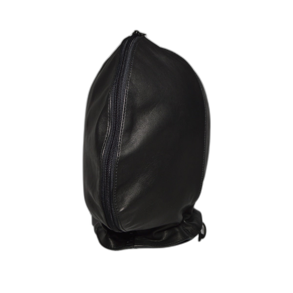 Prowler RED Leather Double Hood With Front Zipper Black