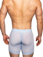 2 Pack Men's Trendy Breathable Ice Silk Boxer Briefs