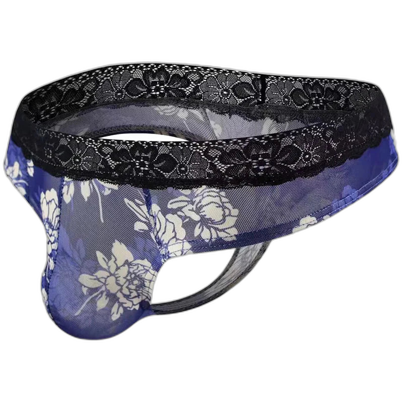 Floral Lace Thong
