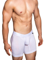 2 Pack Men's Trendy Breathable Ice Silk Boxer Briefs