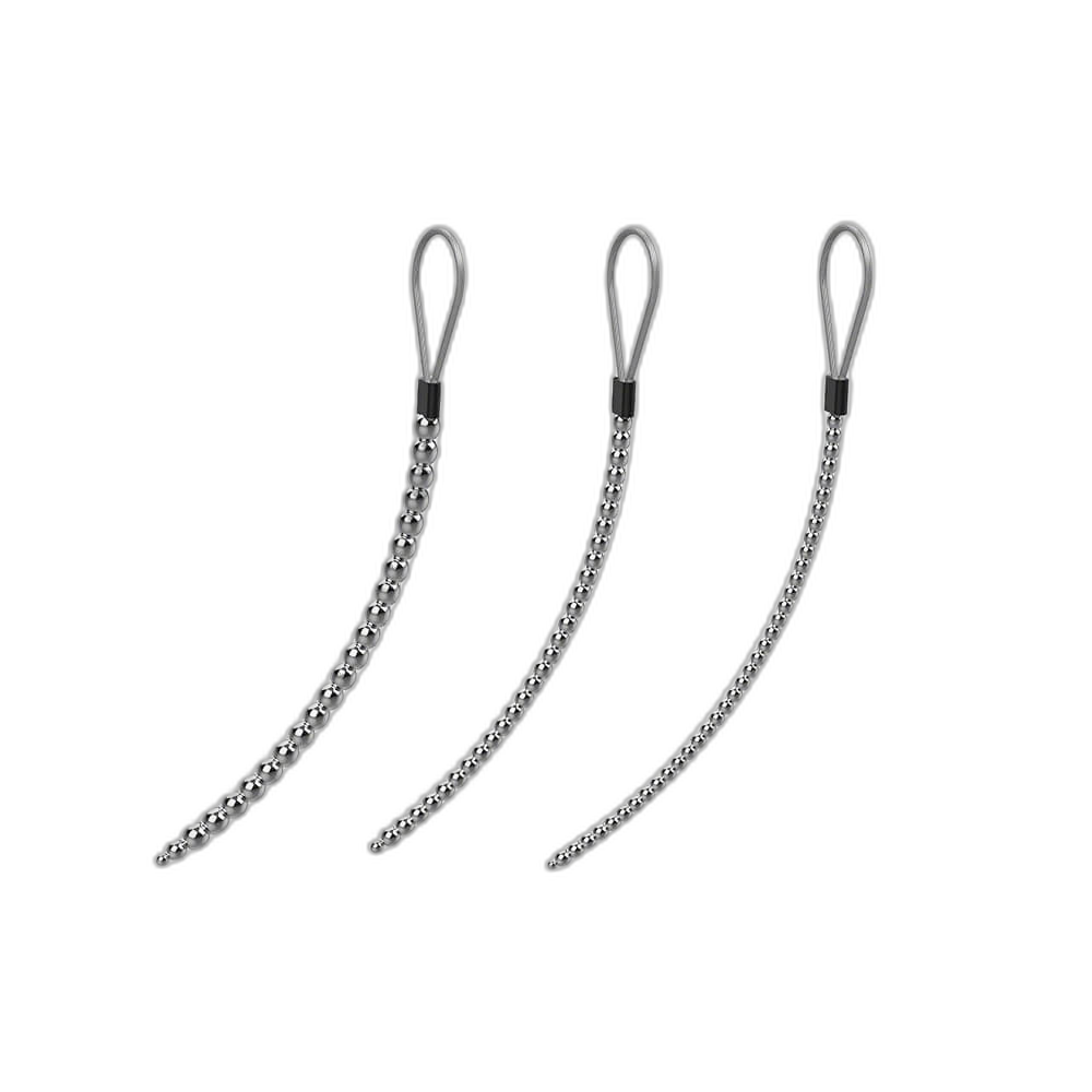 Metal Urethral Plug with Pull Ring - 3 Sizes