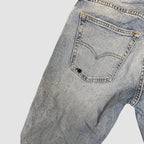 Vintage Levi's 512 Distressed Slim Straight Jeans Light Blue W32 L34