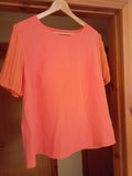 WOMAN'S SHEIN CURVE PEACH S/L TOP